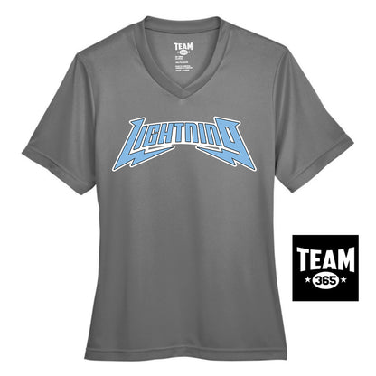 Team 365 TT11W Women's Zone Performance T-Shirt - Lightning Baseball