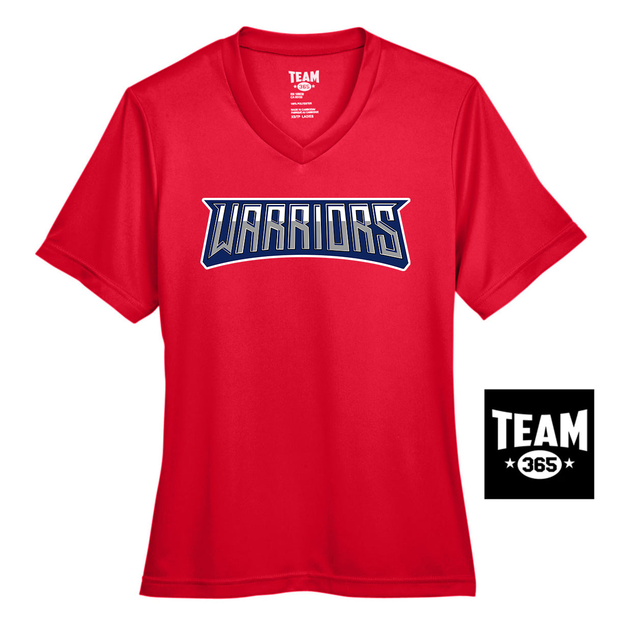 Team 365 TT11W Women's Zone Performance T-Shirt - Tampa Warriors Baseball