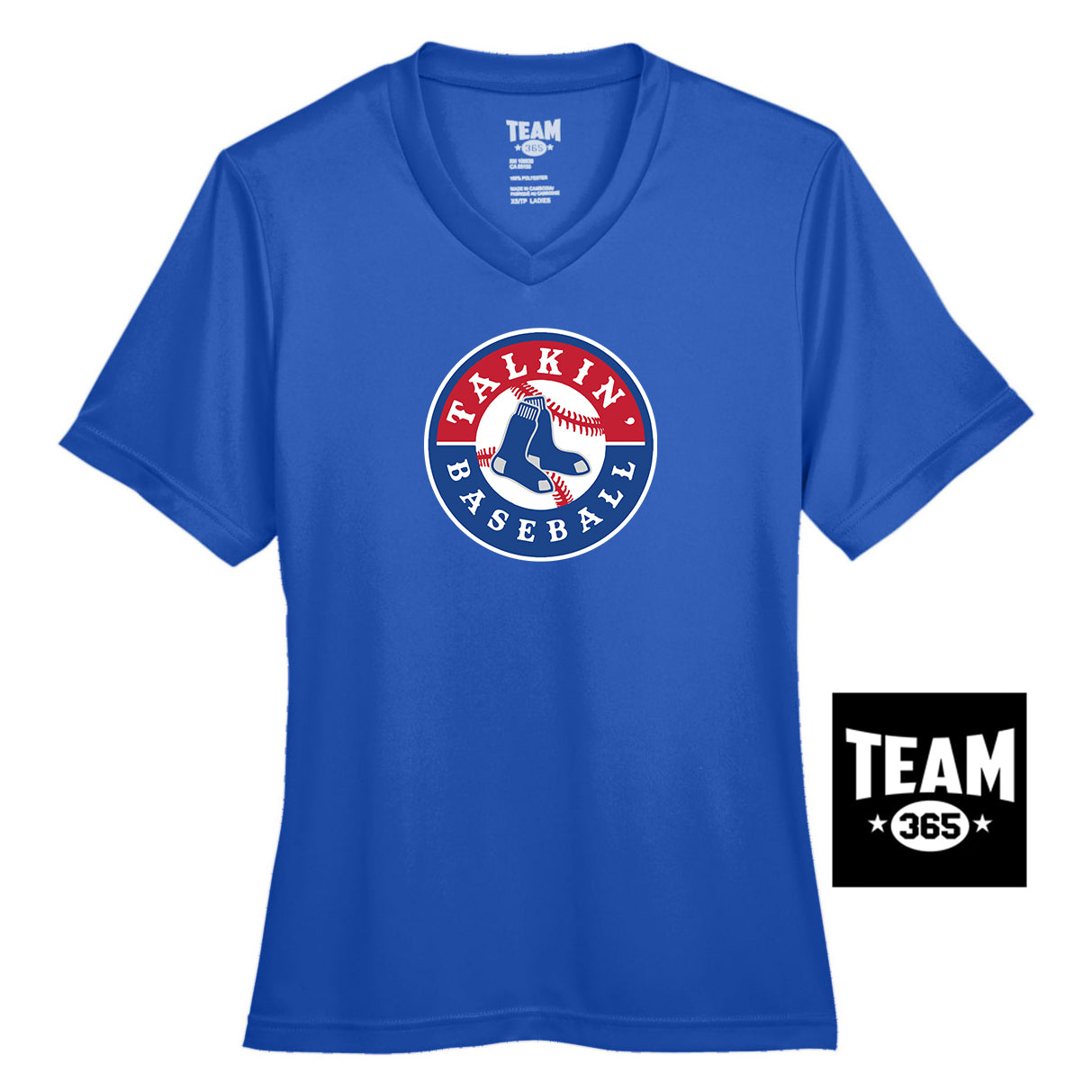 Team 365 TT11W Women's Zone Performance T-Shirt - Talkin Baseball