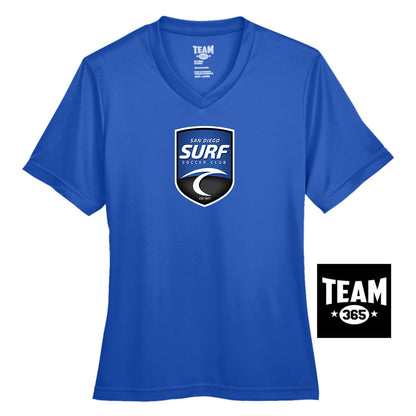 Team 365 TT11W Women's Zone Performance T-Shirt - San Diego Surf Soccer