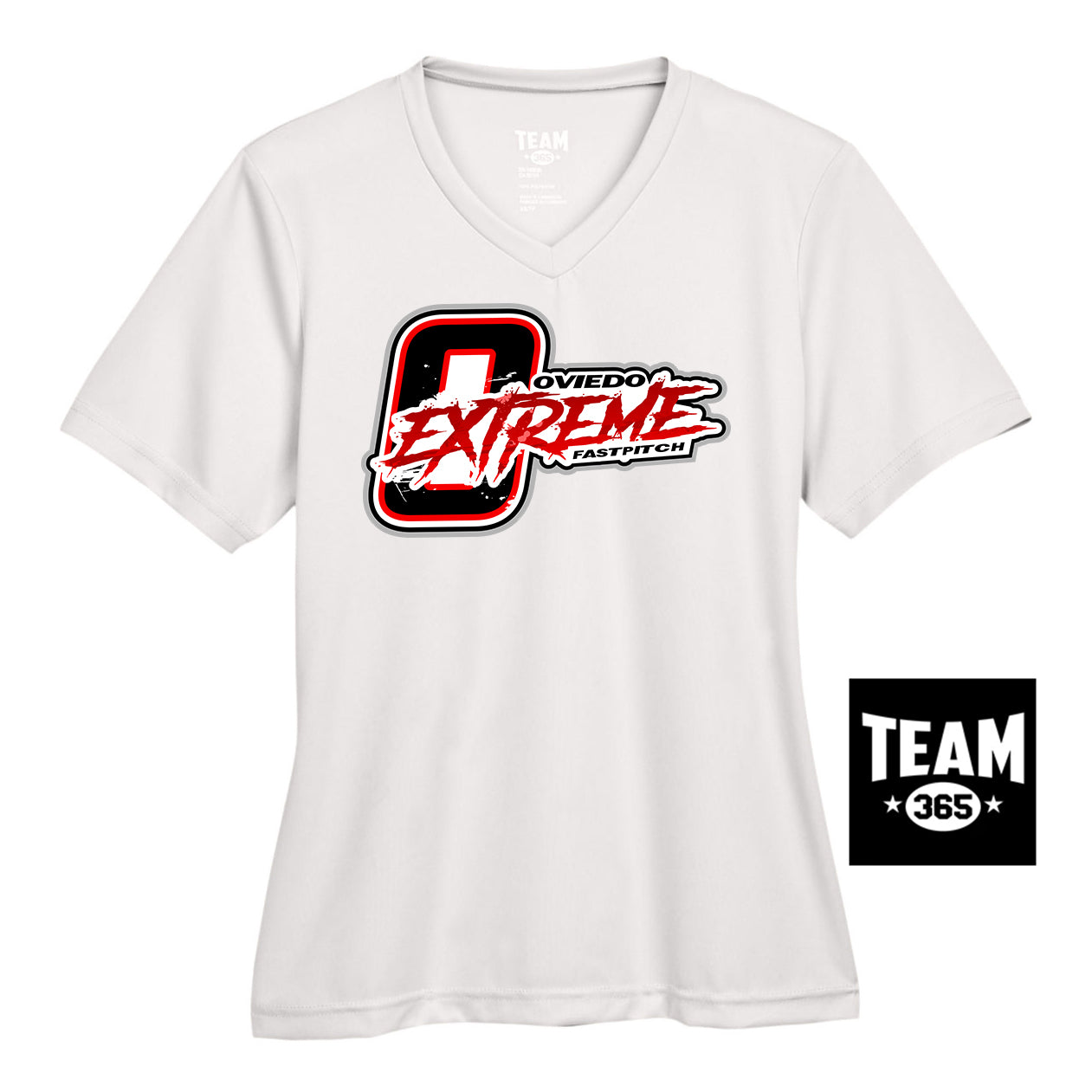 Team 365 TT11W Women's Zone Performance T-Shirt - Oviedo Extreme Softball