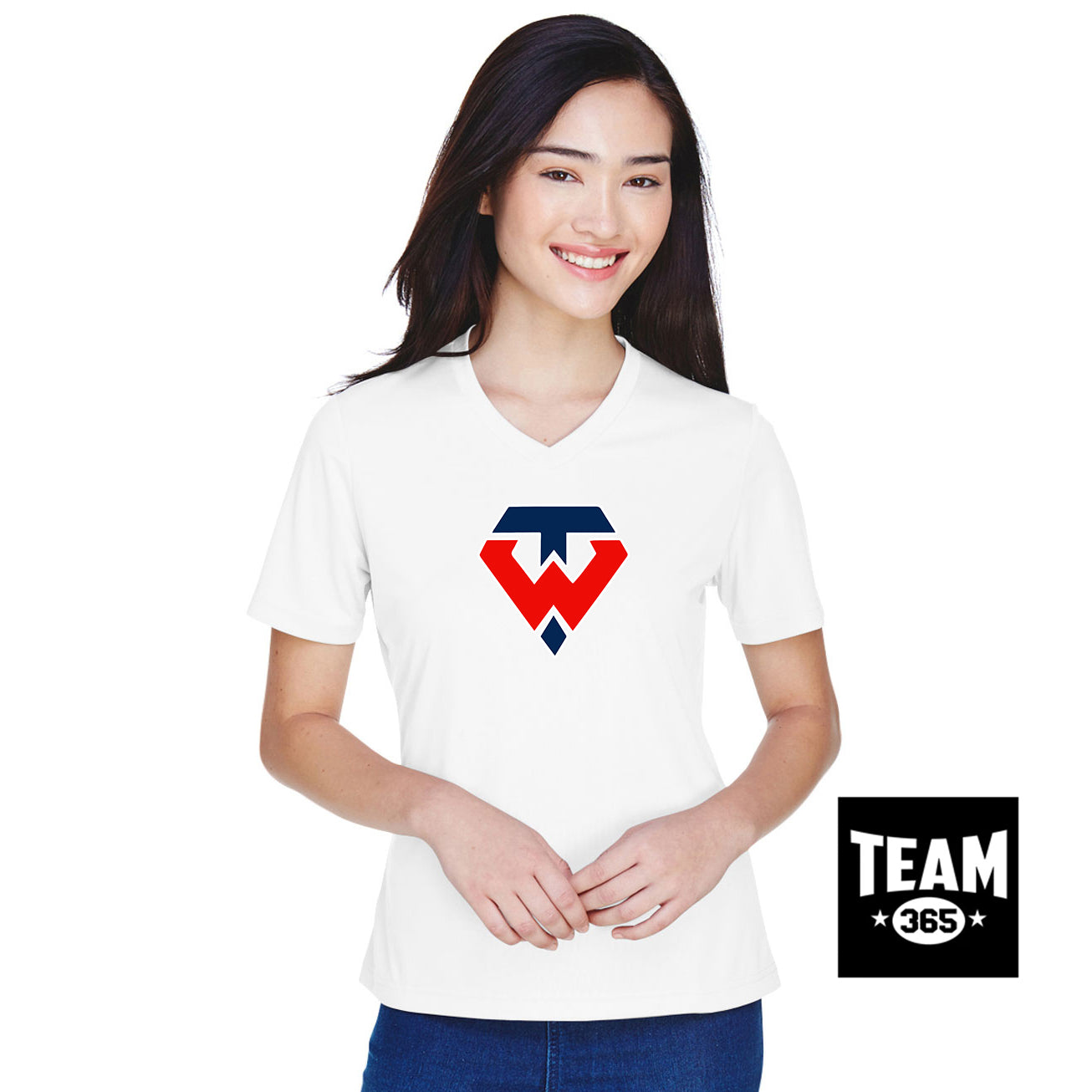 Team 365 TT11W Women's Zone Performance T-Shirt - Tampa Warriors Baseball