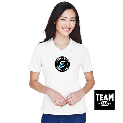 Team 365 TT11W Women's Zone Performance T-Shirt - Explosion Softball