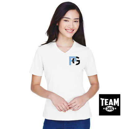 Team 365 TT11W Women's Zone Performance T-Shirt - Lightning Baseball