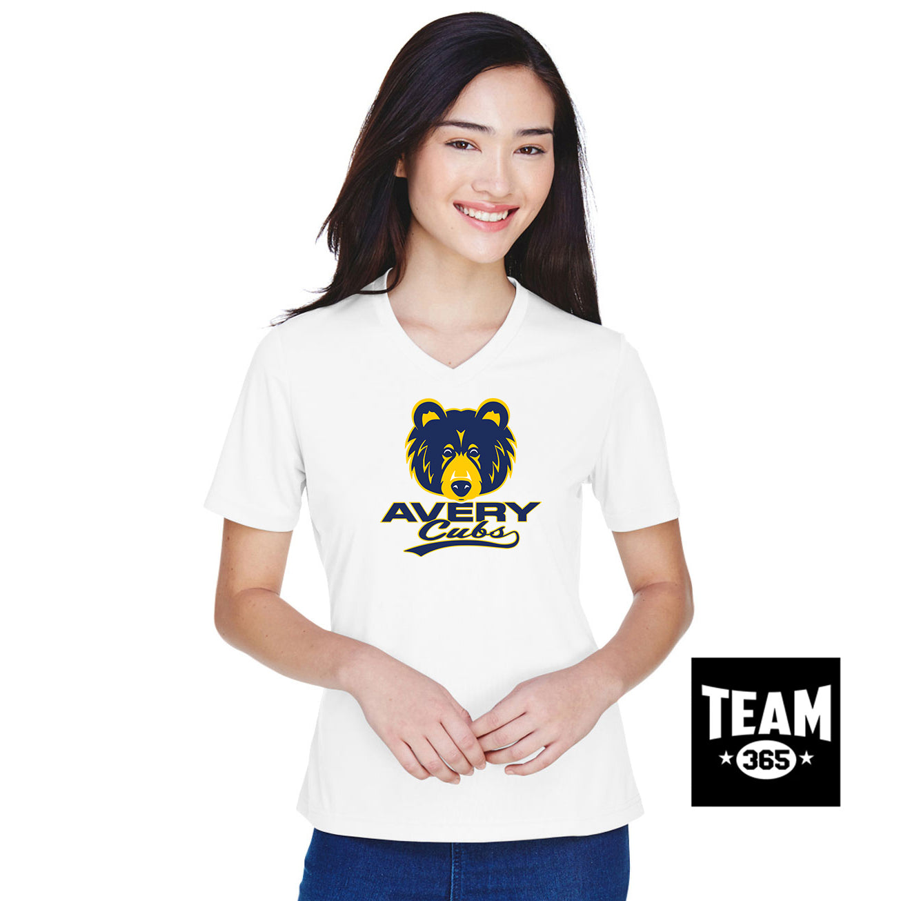 Team 365 TT11W Women's Zone Performance T-Shirt - Avery Cubs