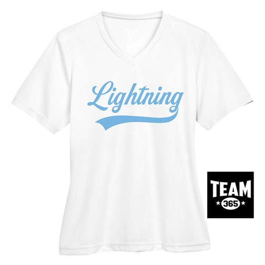 Team 365 TT11W Women's Zone Performance T-Shirt - Lightning Baseball