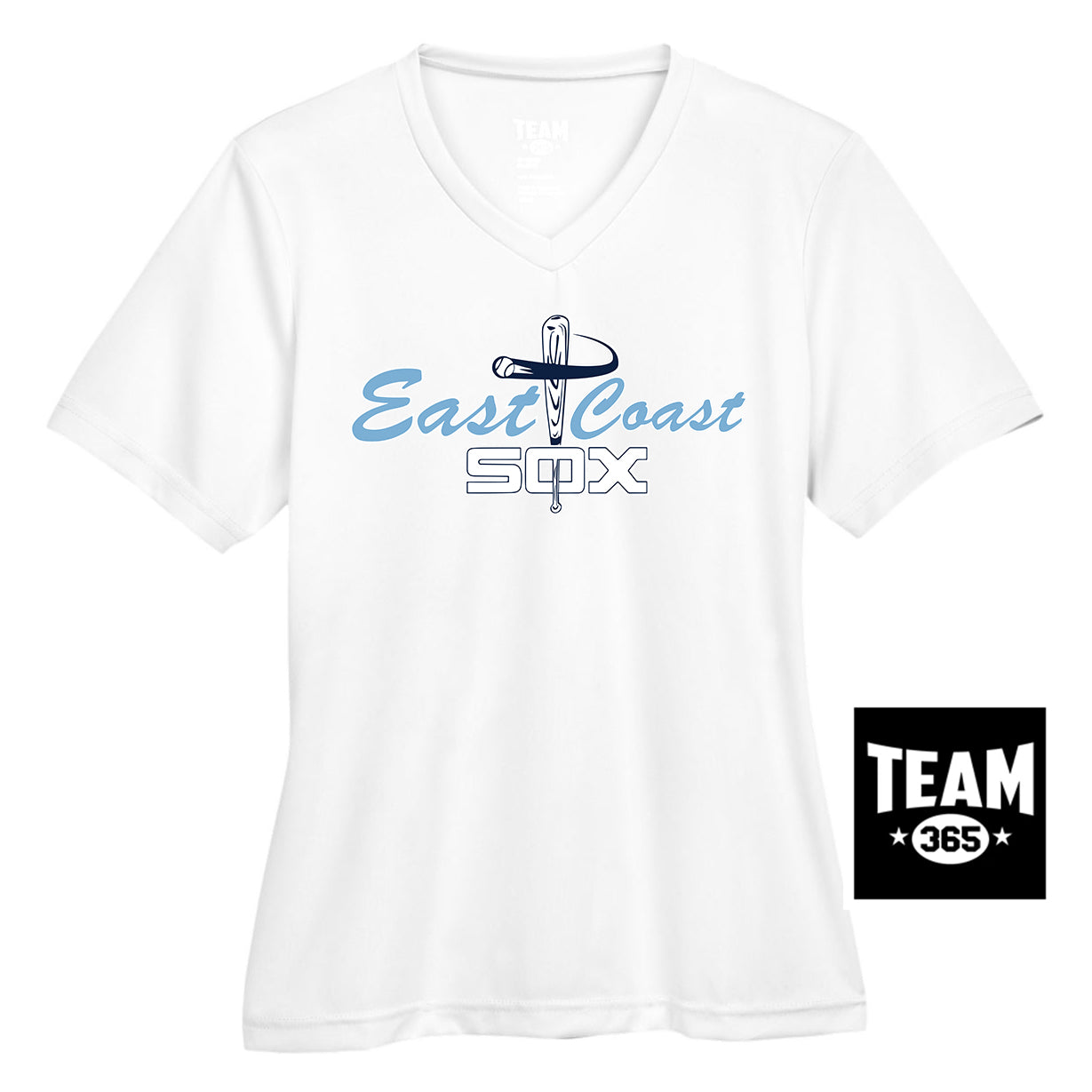 Team 365 TT11W Women's Zone Performance T-Shirt - East Coast Sox