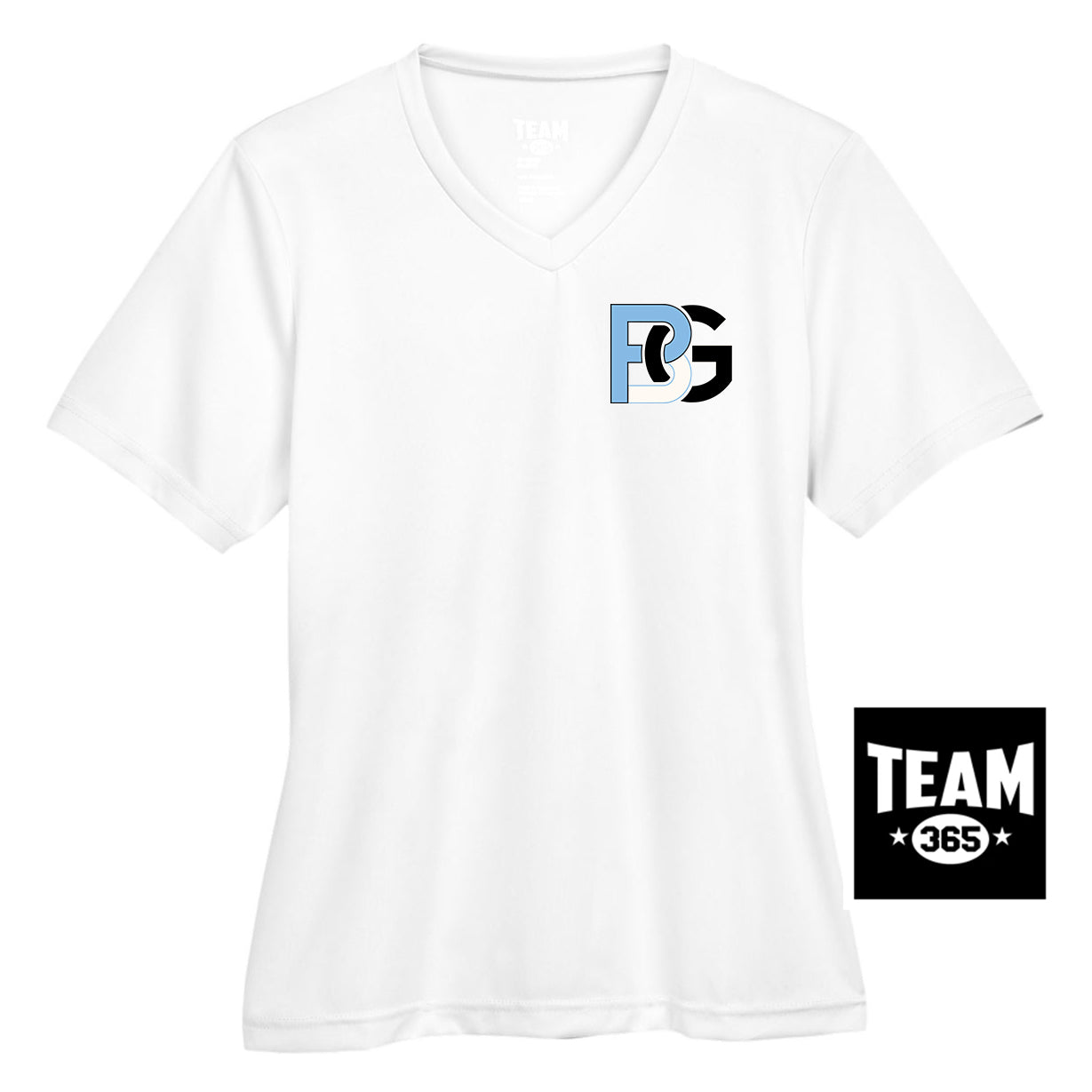 Team 365 TT11W Women's Zone Performance T-Shirt - Lightning Baseball