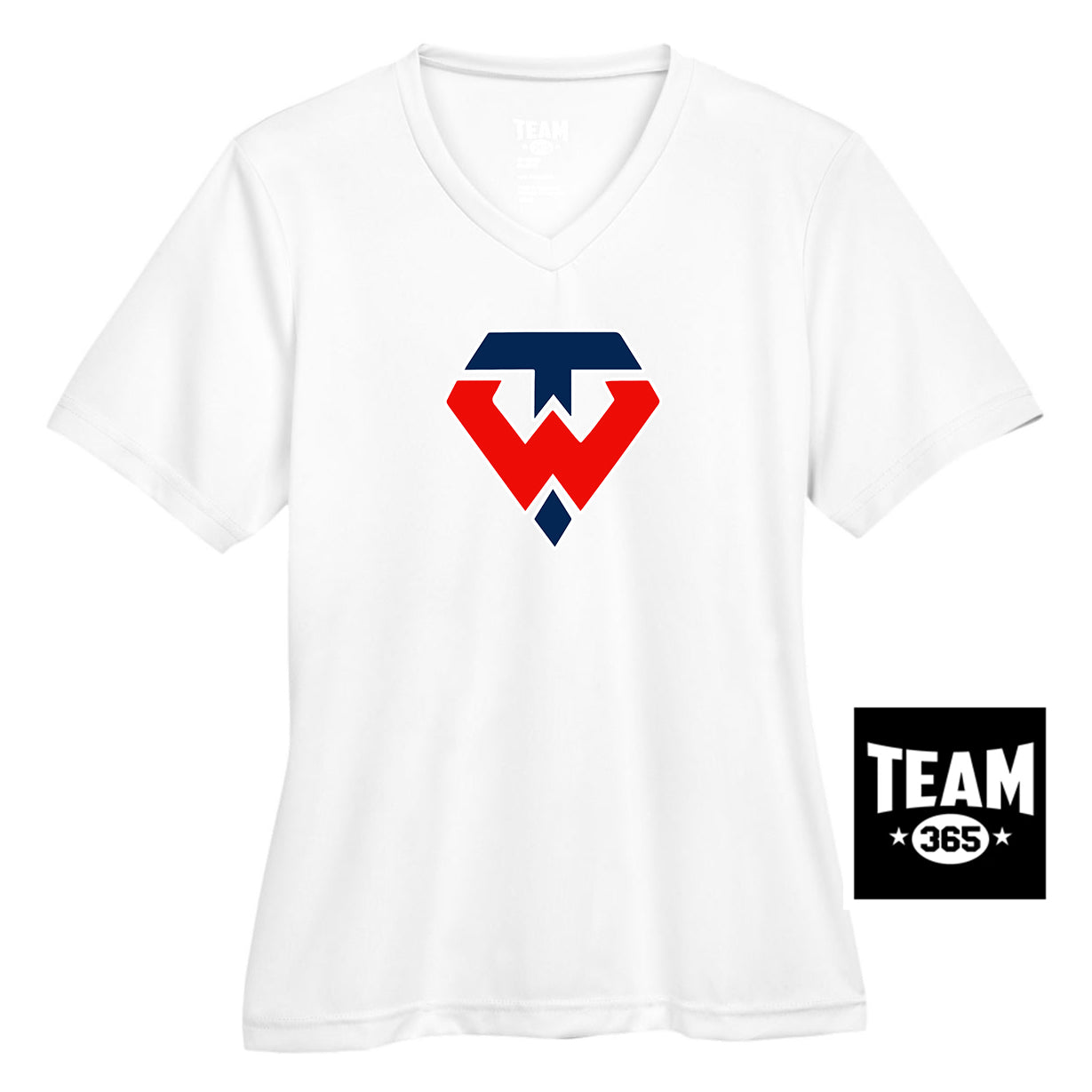 Team 365 TT11W Women's Zone Performance T-Shirt - Tampa Warriors Baseball