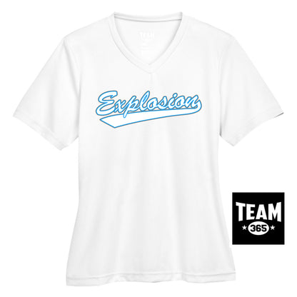 Team 365 TT11W Women's Zone Performance T-Shirt - Explosion Softball