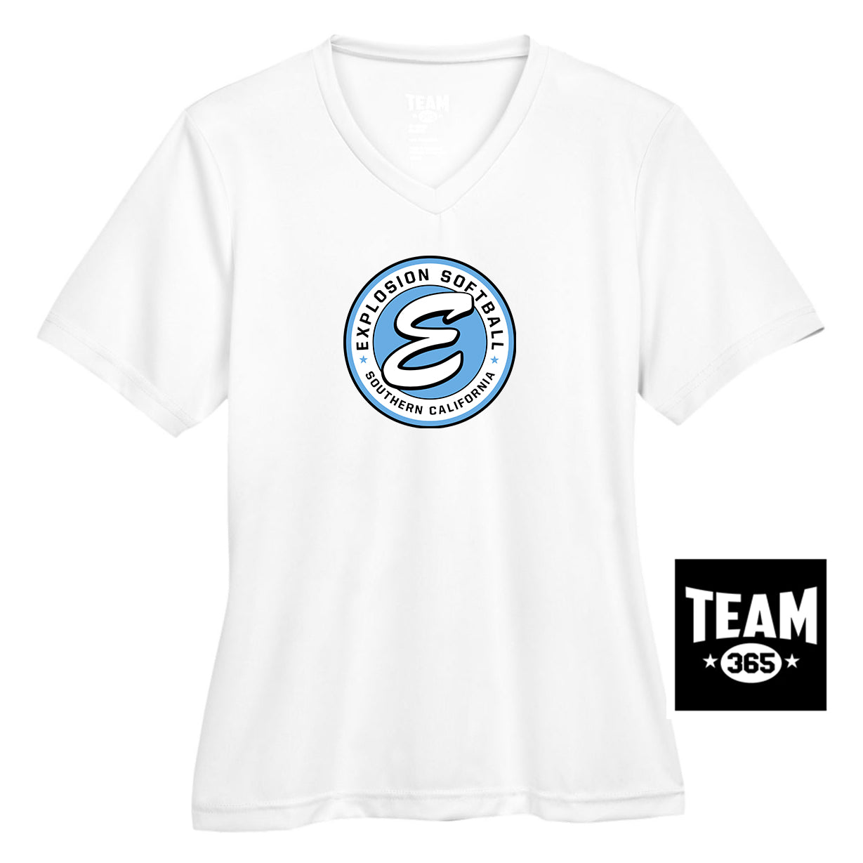 Team 365 TT11W Women's Zone Performance T-Shirt - Explosion Softball