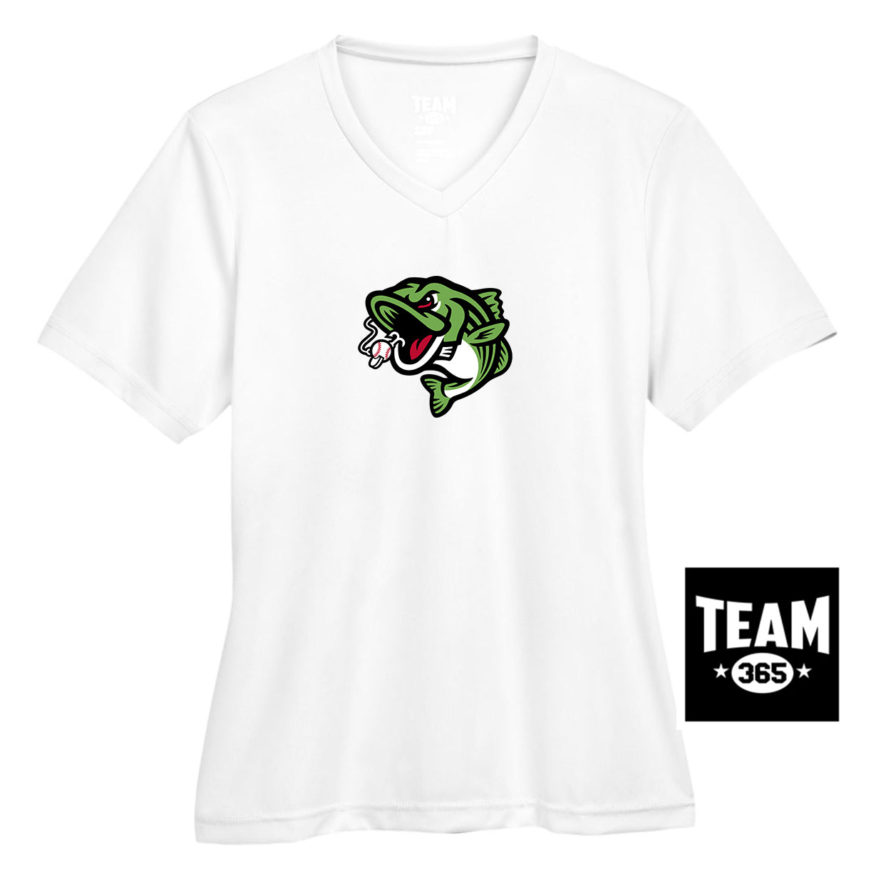 Team 365 TT11W Women's Zone Performance T-Shirt - RBA Stripers Baseball