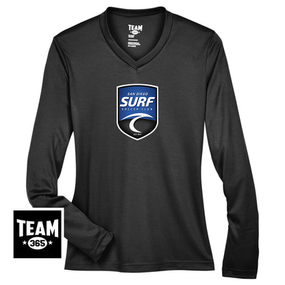 Team 365 TT11WL Women's Zone Performance Long-Sleeve T-Shirt - San Diego Surf Soccer