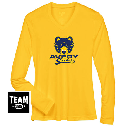 Team 365 TT11WL Women's Zone Performance Long-Sleeve T-Shirt - Avery Cubs