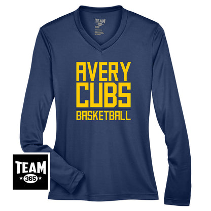 Team 365 TT11WL Women's Zone Performance Long-Sleeve T-Shirt - Avery Cubs