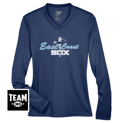 Team 365 TT11WL Women's Zone Performance Long-Sleeve T-Shirt - East Coast Sox