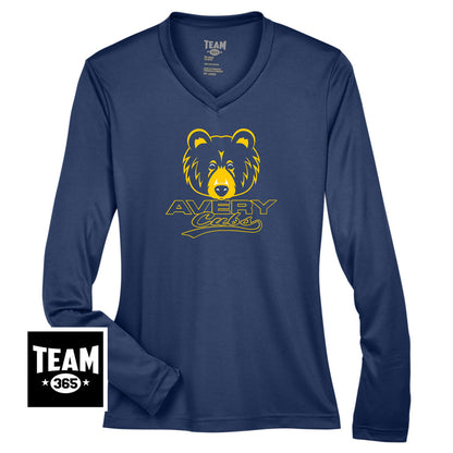 Team 365 TT11WL Women's Zone Performance Long-Sleeve T-Shirt - Avery Cubs