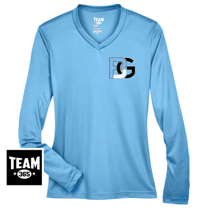 Team 365 TT11WL Women's Zone Performance Long-Sleeve T-Shirt - Lightning Baseball