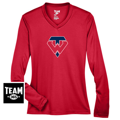 Team 365 TT11WL Women's Zone Performance Long-Sleeve T-Shirt - Tampa Warriors Baseball