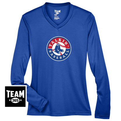 Team 365 TT11WL Women's Zone Performance Long-Sleeve T-Shirt - Talkin Baseball