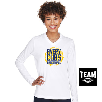 Team 365 TT11WL Women's Zone Performance Long-Sleeve T-Shirt - Avery Cubs