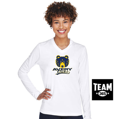Team 365 TT11WL Women's Zone Performance Long-Sleeve T-Shirt - Avery Cubs