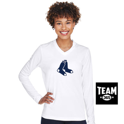 Team 365 TT11WL Women's Zone Performance Long-Sleeve T-Shirt - Blue Sox