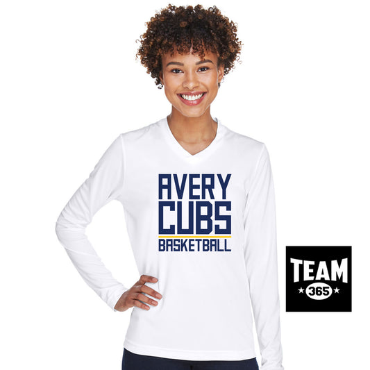 Team 365 TT11WL Women's Zone Performance Long-Sleeve T-Shirt - Avery Cubs