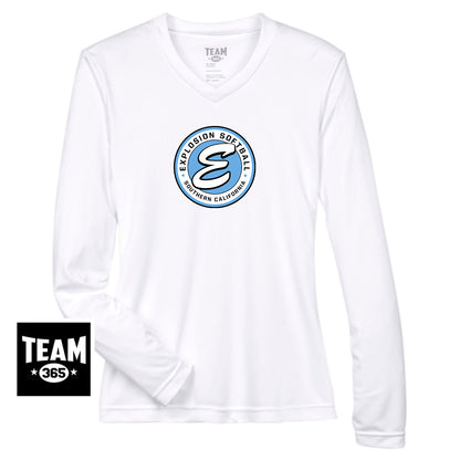 Team 365 TT11WL Women's Zone Performance Long-Sleeve T-Shirt - Explosion Softball