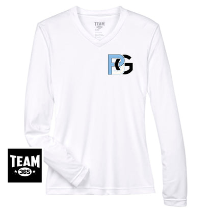 Team 365 TT11WL Women's Zone Performance Long-Sleeve T-Shirt - Lightning Baseball