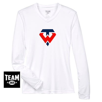 Team 365 TT11WL Women's Zone Performance Long-Sleeve T-Shirt - Tampa Warriors Baseball