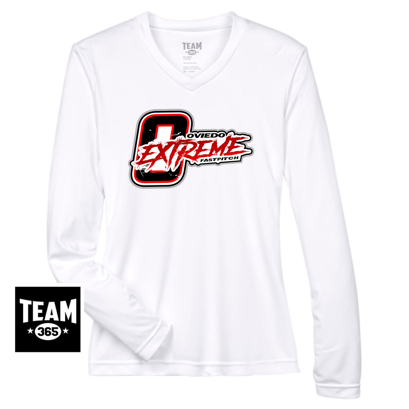 Team 365 TT11WL Women's Zone Performance Long-Sleeve T-Shirt - Oviedo Extreme Softball