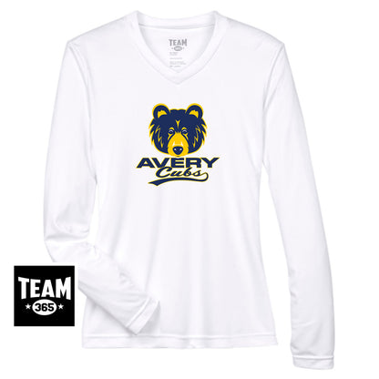 Team 365 TT11WL Women's Zone Performance Long-Sleeve T-Shirt - Avery Cubs