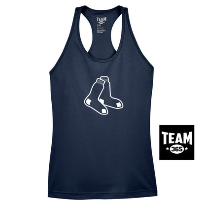 Team 365 TT11WRC Women's Zone Performance Racerback Tank - Blue Sox