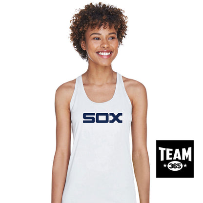 Team 365 TT11WRC Women's Zone Performance Racerback Tank - Blue Sox