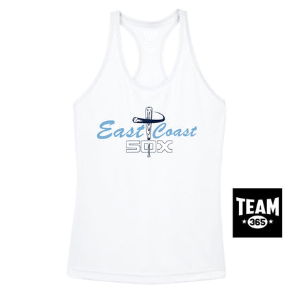Team 365 TT11WRC Women's Zone Performance Racerback Tank - East Coast Sox
