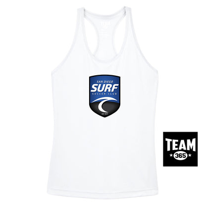 Team 365 TT11WRC Women's Zone Performance Racerback Tank - San Diego Surf Soccer