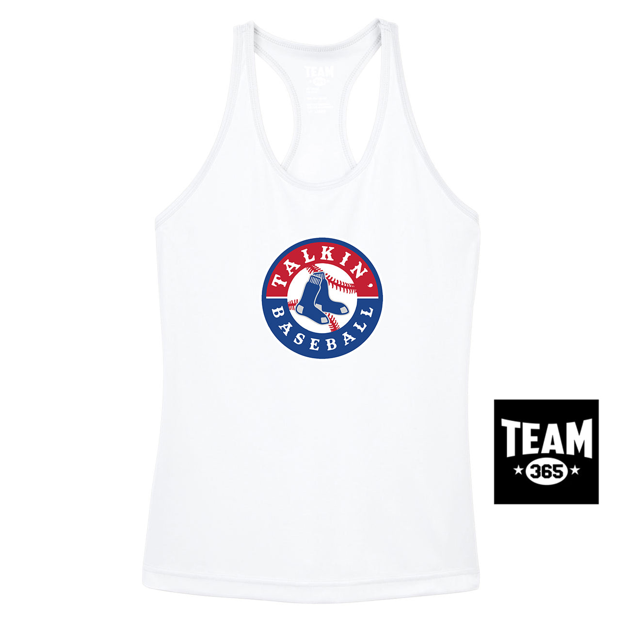 Team 365 TT11WRC Women's Zone Performance Racerback Tank - Talkin Baseball