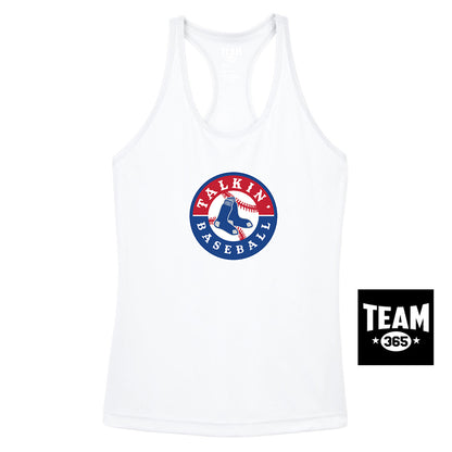 Team 365 TT11WRC Women's Zone Performance Racerback Tank - Talkin Baseball