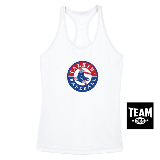 Team 365 TT11WRC Women's Zone Performance Racerback Tank - Talkin Baseball