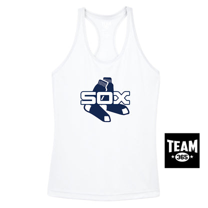 Team 365 TT11WRC Women's Zone Performance Racerback Tank - Blue Sox