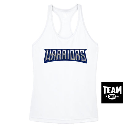 Team 365 TT11WRC Women's Zone Performance Racerback Tank - Tampa Warriors Baseball