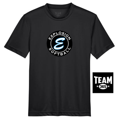 Team 365 TT11Y Youth Zone Performance T-Shirt - Explosion Softball