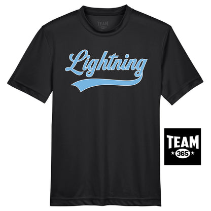 Team 365 TT11Y Youth Zone Performance T-Shirt - Lightning Baseball