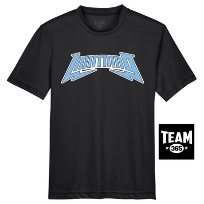 Team 365 TT11Y Youth Zone Performance T-Shirt - Lightning Baseball