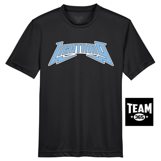 Team 365 TT11Y Youth Zone Performance T-Shirt - Lightning Baseball