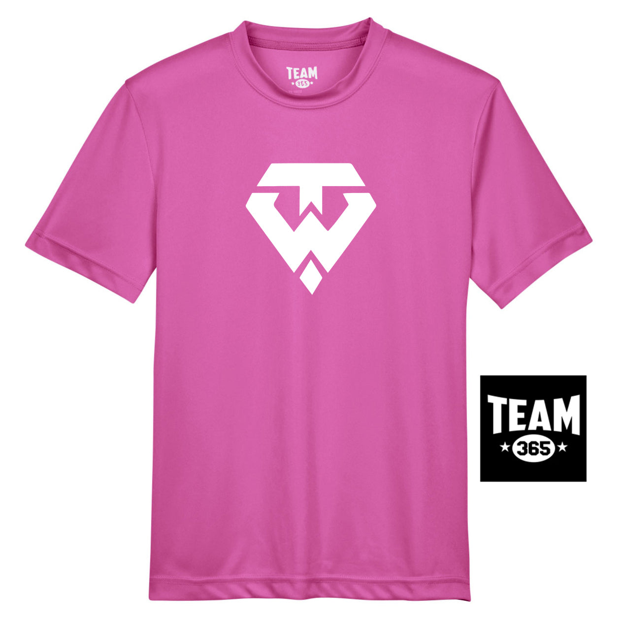 Team 365 TT11Y Youth Zone Performance T-Shirt - Tampa Warriors Baseball