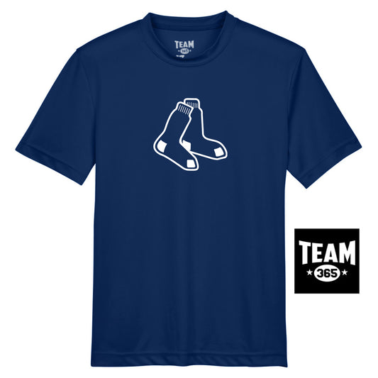 Team 365 TT11Y Youth Zone Performance T-Shirt - Blue Sox