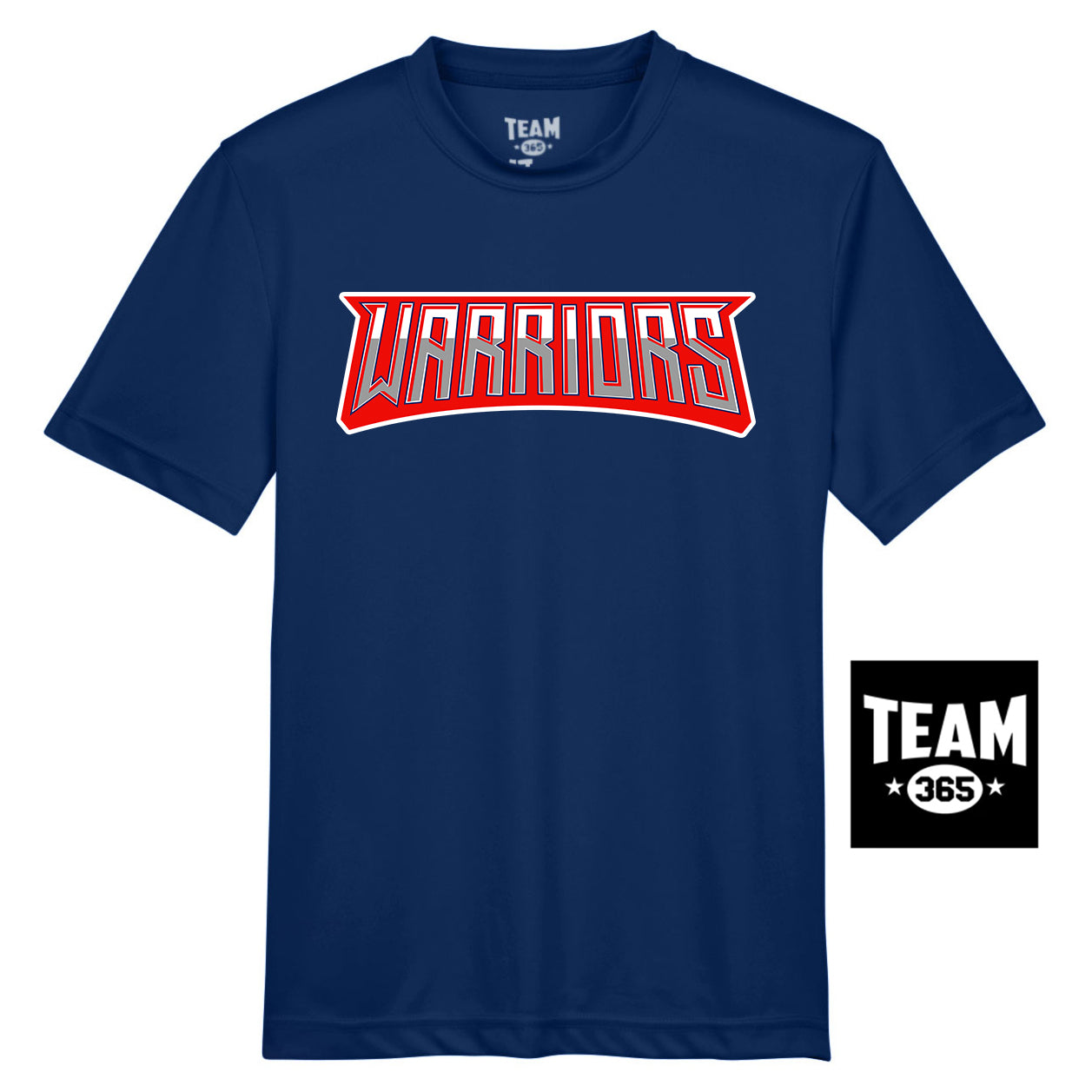 Team 365 TT11Y Youth Zone Performance T-Shirt - Tampa Warriors Baseball