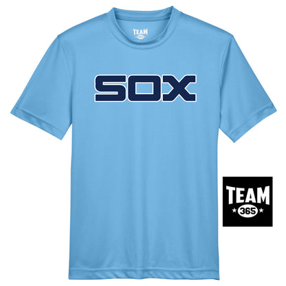 Team 365 TT11Y Youth Zone Performance T-Shirt - Blue Sox
